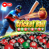 bet slip Cricket Ball Roulette live casino game